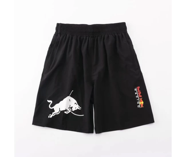 Men Red Bull Shorts Black